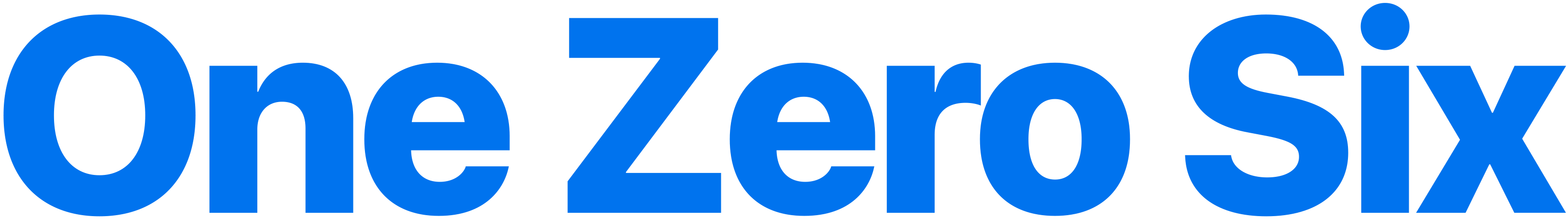 One Zero Six Studios logo